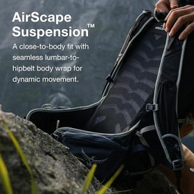 Resim 22L Erkek Yürüyüş Sırt Çantası,Teknik Araziler ve Çoklu Sporlar İçin Hafif, Ergonomik 