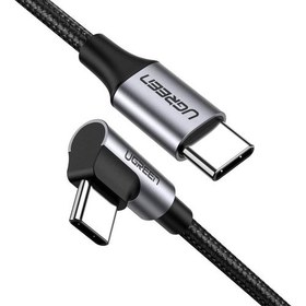 Resim Usb Type-C 3A 60W 90 Derece Şarj ve Data Kablosu 