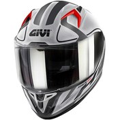 Resim Givi 50.8 Racer Kask Mat Siyah- Titanium - Gri 
