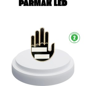 Resim 176 LED Amber Renkli El Hareketiyle Kontrol Edilen Motosiklet Dönüş Sinyali 