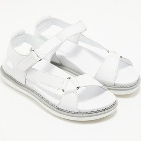 Resim Kadın Comfort Deri Sandalet Beyaz 202064y Yetişkin 