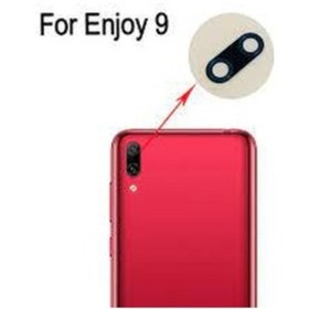 Resim Huawei Uyumlu Enjoy 9 Plus Arka Kamera Camı Lensi (Çıtasız Cam) 