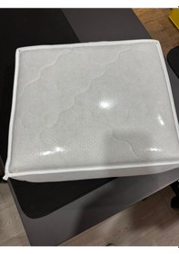 Resim Kapitoneli Çift Kişilik Yatak Koruyucu Alez 