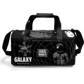 Resim Coral High Siyah Galaxy Desenli Spor Çantası 27526 