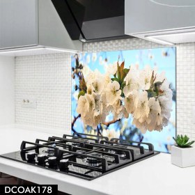 Resim Olinpa Cam Ocak Arkası Koruyucu | Çikolata Desenli 