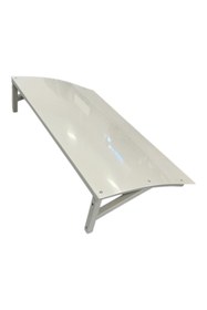 Resim LICCIA Metal Kapı Pencere Üstü Pratik Sundurma 115 cm x 60 cm x 25 cm 