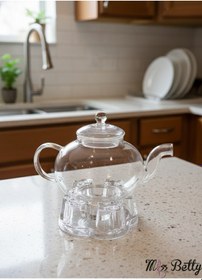 Resim Cam Föndü Demlik Cam 