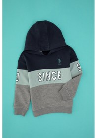 Resim U.s. Polo Assn. Erkek Çocuk Gri Melanj Sweatshirt 50316551-vr086 Grı Melanj 