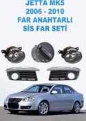 Resim Volkswagen Jetta MK5 2006-2010 Far Anahtarlı Sis Far Seti 