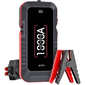 Resim WIWU Araç Akü Acil Durum Takviye Güç Kaynağı Wiwu Wi-JS001 LED Işıklı Powerbank 12V 37W 10000mAh 