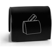 Resim Springsun Kullanılmış Jiletler İçin Dayanıklı Metal Atık Kutusu - Tezgah Üstü Saklama 