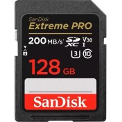 Resim Sandisk Extreme Pro 128GB 200MB/S Sdxc Hafıza Kart 