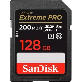 Resim Sandisk Extreme Pro 128GB 200MB/S Sdxc Hafıza Kart 