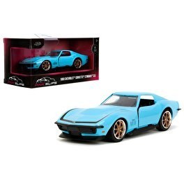 Resim Jada Pi̇nk Sli̇ps 1:32 Ölçekli Araba 1969 Chevrolet Corvette Stingray ZL1 