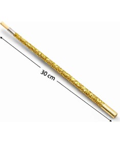Resim OtoTech Mey Ithalat® 30 cm Altın Gold Payetli Sigara Tutacağı - 1920’LER Gatsby Parti Aksesuarı 