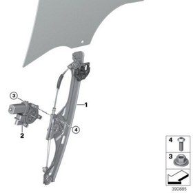 Resim TST Bmw 2 Serisi F45 2010 2018 Cam Krikosu Ön Sag Oem No:51332579946 TST33647 