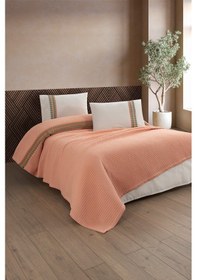 Resim Tivoli Çift Kişilik 4 Parça Havuzlu Pike Takımı-valerie-kayısı Kayısı 