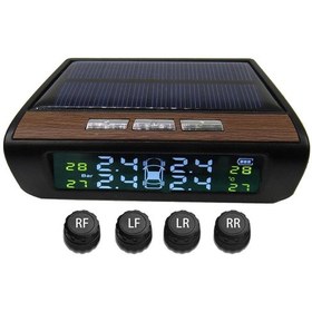Resim Suntek Solar 4x Sensörler Tpms Dijital Lcd Oto Harici-sensör 