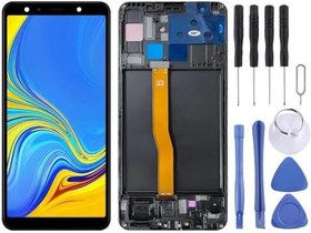 Resim Samsung A7 2018 Uyumlu Lcd Ekran Dokunmatik Çıtalı TFT SM-A750 