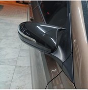 Resim Sts Oto Aksesuar Hyundai I20 2014 Sonrası Sinyalli Batman Yarasa Ayna Kapağı Piano Black Abs Plastik (01) 