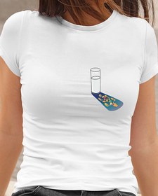 Resim Yalnız Kadın Tişört 