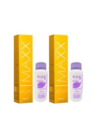 Resim Maxx Deluxe Saç Boyası 8.0 Açık Kumral + Oksidan X 2 (445455167) 