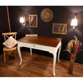Resim Wooding 120 cm Tek Çekmeceli Masif Çalışma Masası 