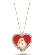 Resim Anne Çocuk Özel Tasarım Anneler Günü Kolyesi (498519101) 