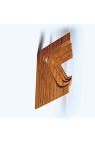 Resim Hagen Yapışkanlı Ahşap Askı,banyo Askısı, Doğal Ahşap (2 Adet) 