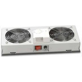 Resim Günko 1U 19 Rack Mount Kabinet 2 Li Fan Ünitesi + Termostatlı 