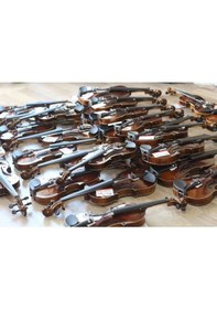 Resim Keman 1/2 Tam Set Profesyonel Fix Düzeni 