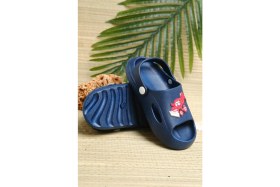 Resim Oksit Moki Ortopedik Kaydırmaz Tabanlı Araba Figürlü Çocuk Sandalet Terlik 