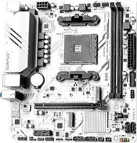 Resim Jginyue B350M-PLUS Amd B350 Chıpset Ddr4 4000 Mhz(Oc) Matx Am4 Gamıng Anakart 