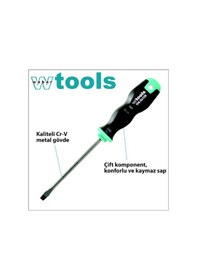 Resim Weber Tools Düz Uçlu Tornavida 40 x 150 MM 