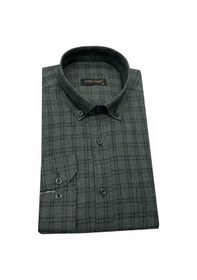 Resim Atilla Özer Uzun Kol Klasik Erkek Gömlek 7330 Yeşil 