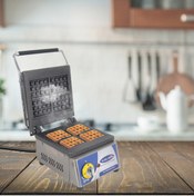 Resim İdeal Çelik Endüstriyel Kare Waffle Makinası 