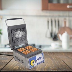 Resim İdeal Çelik Endüstriyel Kare Waffle Makinası 