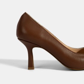 Resim Em Club Kadın Deri Stiletto Kahverengi 