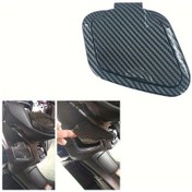 Resim Tongdashop Yamaha Nmax 20/22 Abs Yan Kapak Çanta Kapağı Siyah Çizgili Dayanıklı Yedek Parça 