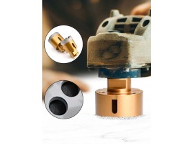 Resim 55 mm Granit Mermer Seramik Delme Panç Spiral ve Matkap Için Aparatlı M14 