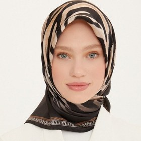 Resim Armine Özel Nostalji Serisi Twill İpek Eşarp Modelleri 8345D-09 