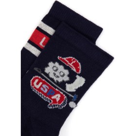 Resim U.s. Polo Assn. Erkek Çocuk Lacivert Çorap (Soket) 50318054-VR033 