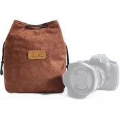 Resim S.c.cotton Taşınabilir Slr Lens Çantası Mikro Tek Kamera Çantası - Kahverengi ( Yurt Dışından ) 