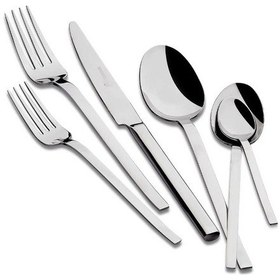 Resim Korkmaz A2434 Arya 72 Parça Kaşık Çatal Bıçak Takımı Gümüş 