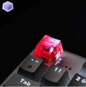 Resim New Keycaps Turuncu Detaylı Tasarım Esc Mekanik Klavye Tuşu Artisan Keycaps 