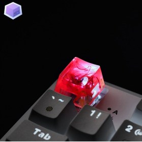 Resim New Keycaps Turuncu Detaylı Tasarım Esc Mekanik Klavye Tuşu Artisan Keycaps 