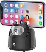 Resim Fangxuee Otomatik Yüz İzleme Gimbal Telefonu Tutacağı APP-Free 360 ° Dönen Telefonu Tutacağı 