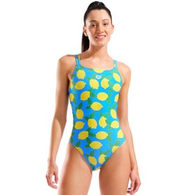 Resim Lemons Swimsuit Lace Plus Back Kadın Turkuaz Yüzücü Mayo 010704858 