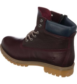 Resim Costo Shoes TLAND0802 Bordo Deritimber Land Style Kışlık Büyük Numara Erkek Bot Sıcak Astar Rahat Geniş Kalıp 4 