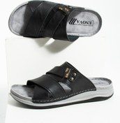 Resim Enova Birr Bazaar Erkek Ortopedik Çift Monta Taban Tokalı Dikişli Şık Ev Dışarı Deri(SUNİ )Erkek Terlik 